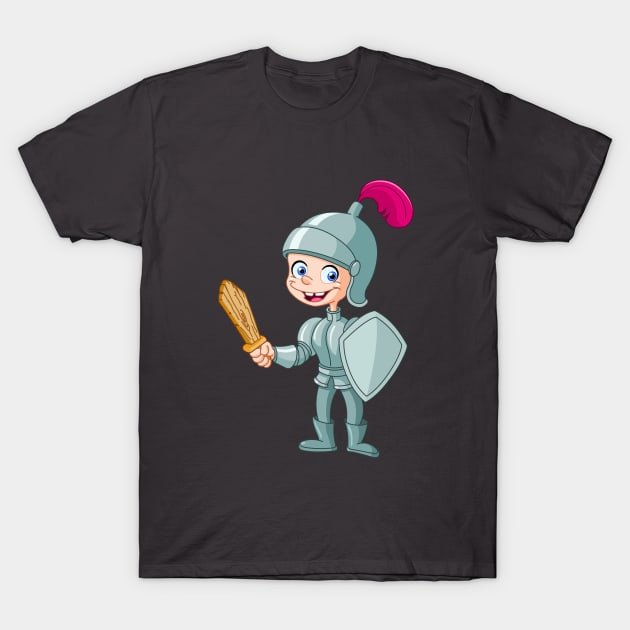 Knight Kid T-Shirt by DigiToonsTreasures